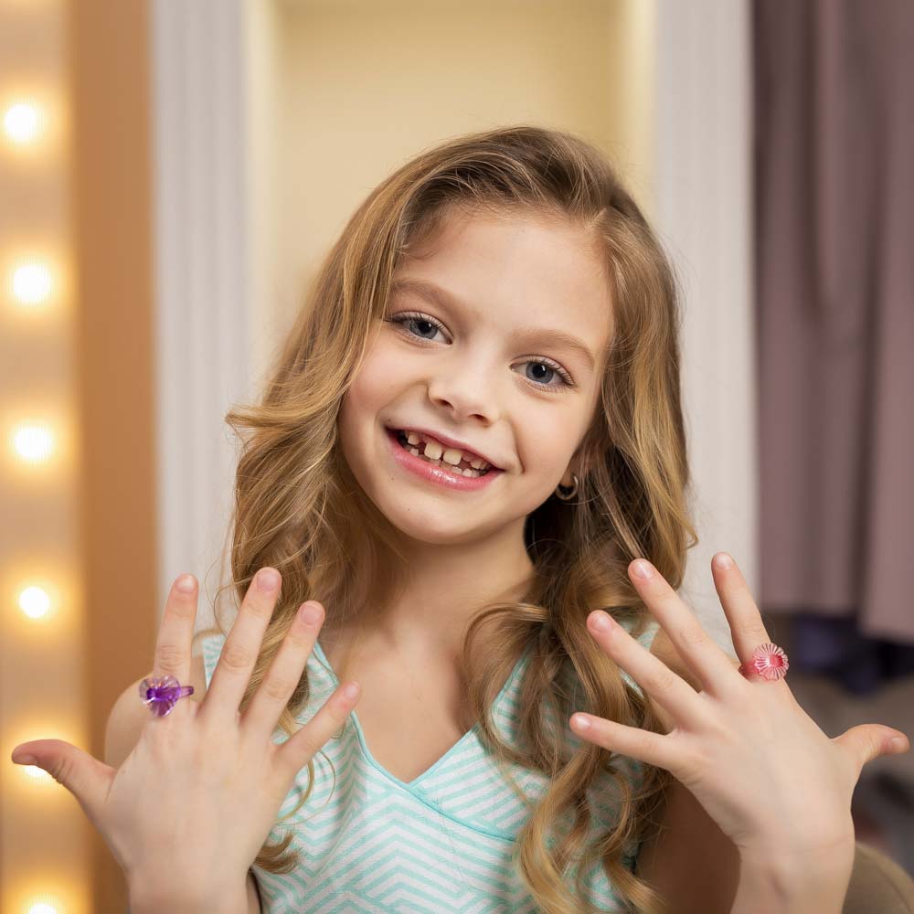 ЮНИLOOK Набор детской косметики: тени, помада, кольцо - #8