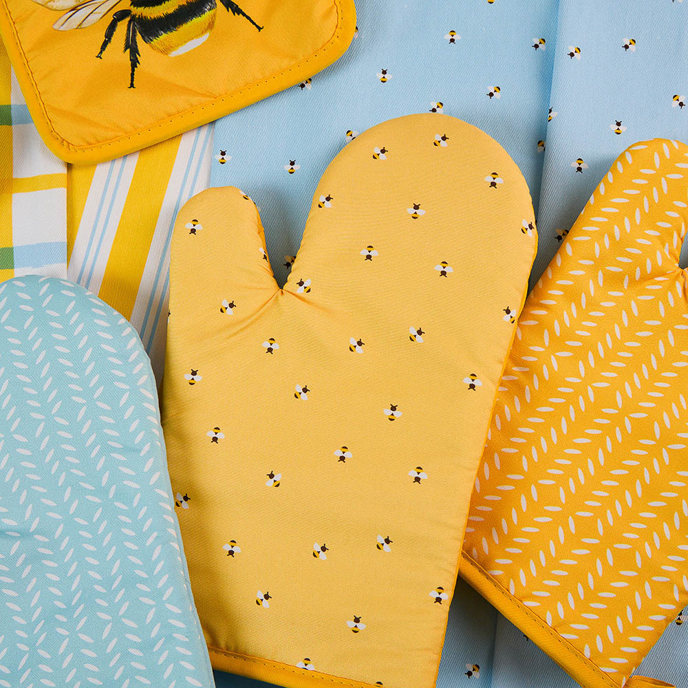 Прихватка-варежка тм PROVANCE Орра пчелки, 17х27 см, 100% полиэстер - #3