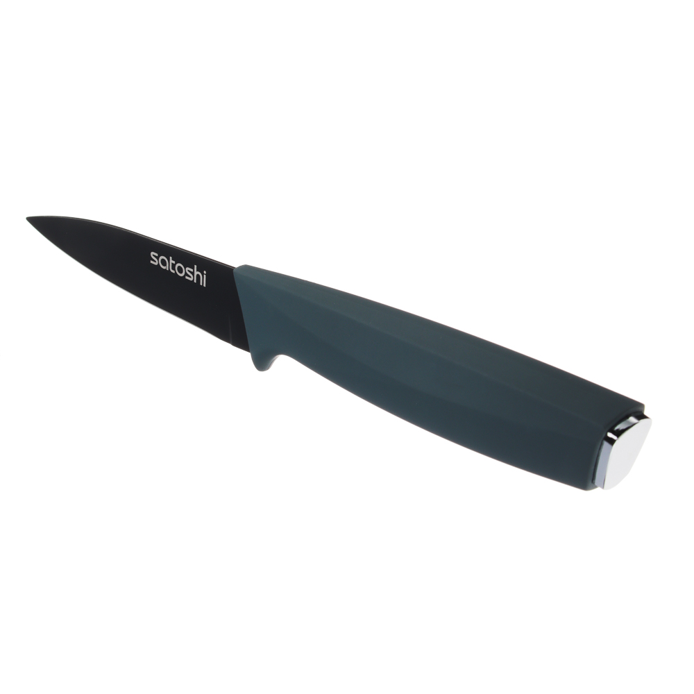 SATOSHI Орис Нож для овощей, 9см, нерж.сталь с антиналипающим покрытием, софт-тач - #3