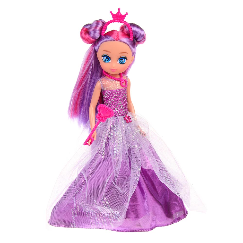 ИГРОЛЕНД Кукла в бальном платье, 24 см, с акс., PVC, ABS, полиэстер, 18,2х6х28,5 см - #5