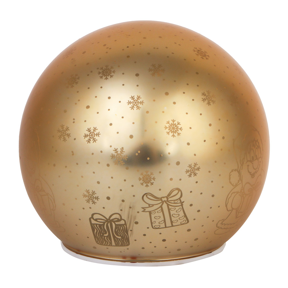 СНОУ БУМ Светильник декоративный LED, в виде шара, диаметр 12см, стекло, PS, 3xAA, 1 режим - #2