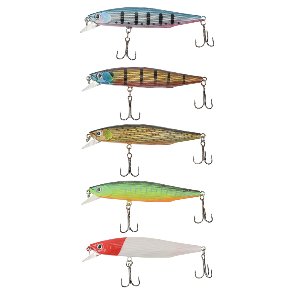 Воблер "Дэнсер Флэт Минноу" тм AZOR FISHING, F, 8,7гр, 100мм, 0,5-1,5м, 5 цветов - #1