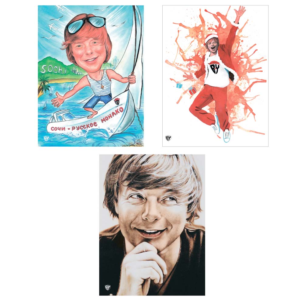 Постер в тубусе "Рыжий", картон, металл, 45х60см, 3 дизайна - #1