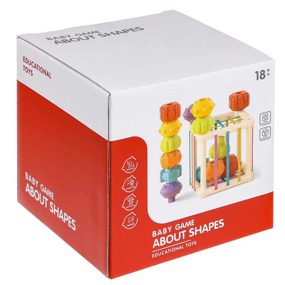 Развивающая игрушка сортер "Бизикуб", PP, ABS, 12,8х12,8х12, - #5