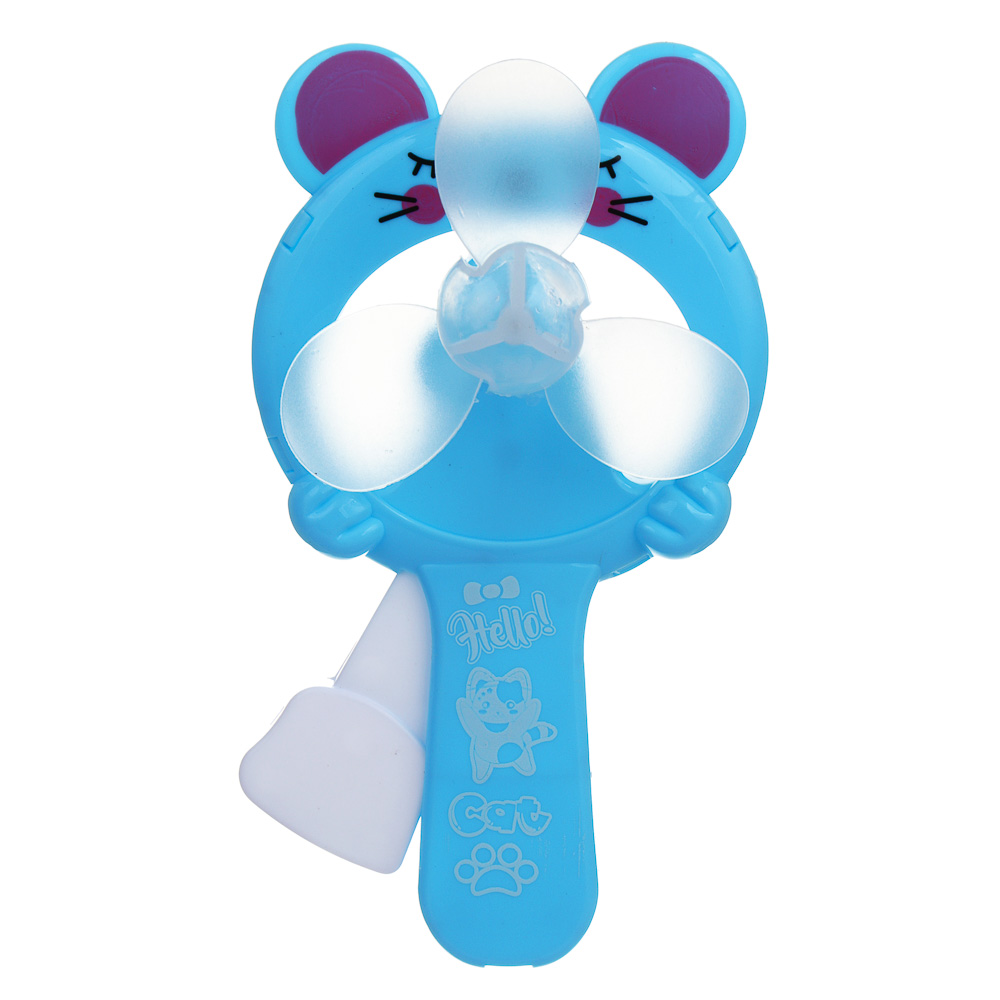 ИГРОЛЕНД Вентилятор с игрушкой механический, ABS, h18см, 9,5х18х2см, 3 дизайна - #2