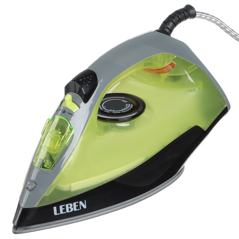 LEBEN Утюг 1600ВТ Верт отпар тефлон - #1
