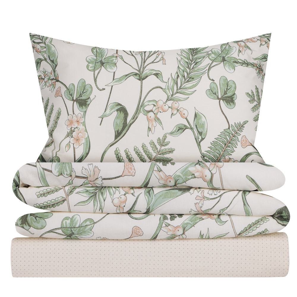 PROVANCE Мосс Комплект постельного белья 1,5 (4 предмета), бязь, 2 дизайна - #2