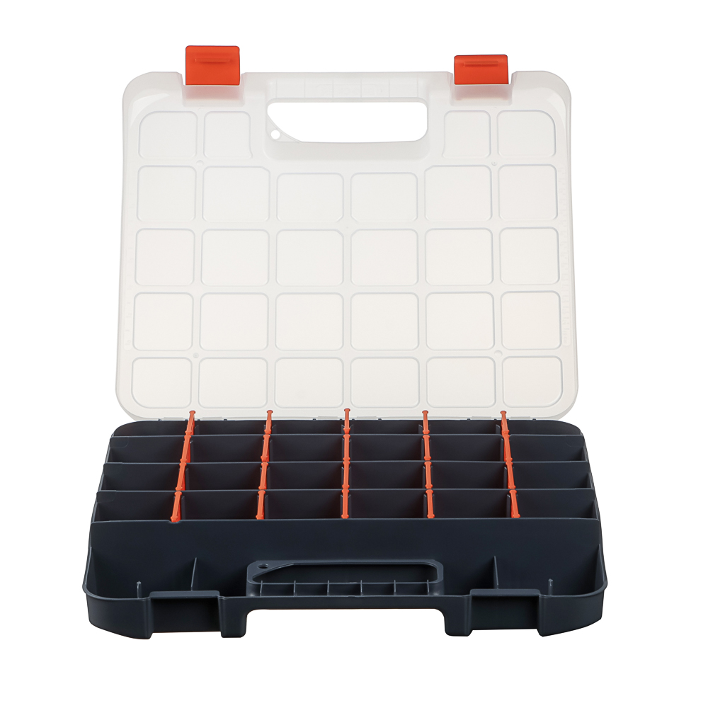 Органайзер для мелочей 15" серо-свинцовый, 382х322х74мм - #5