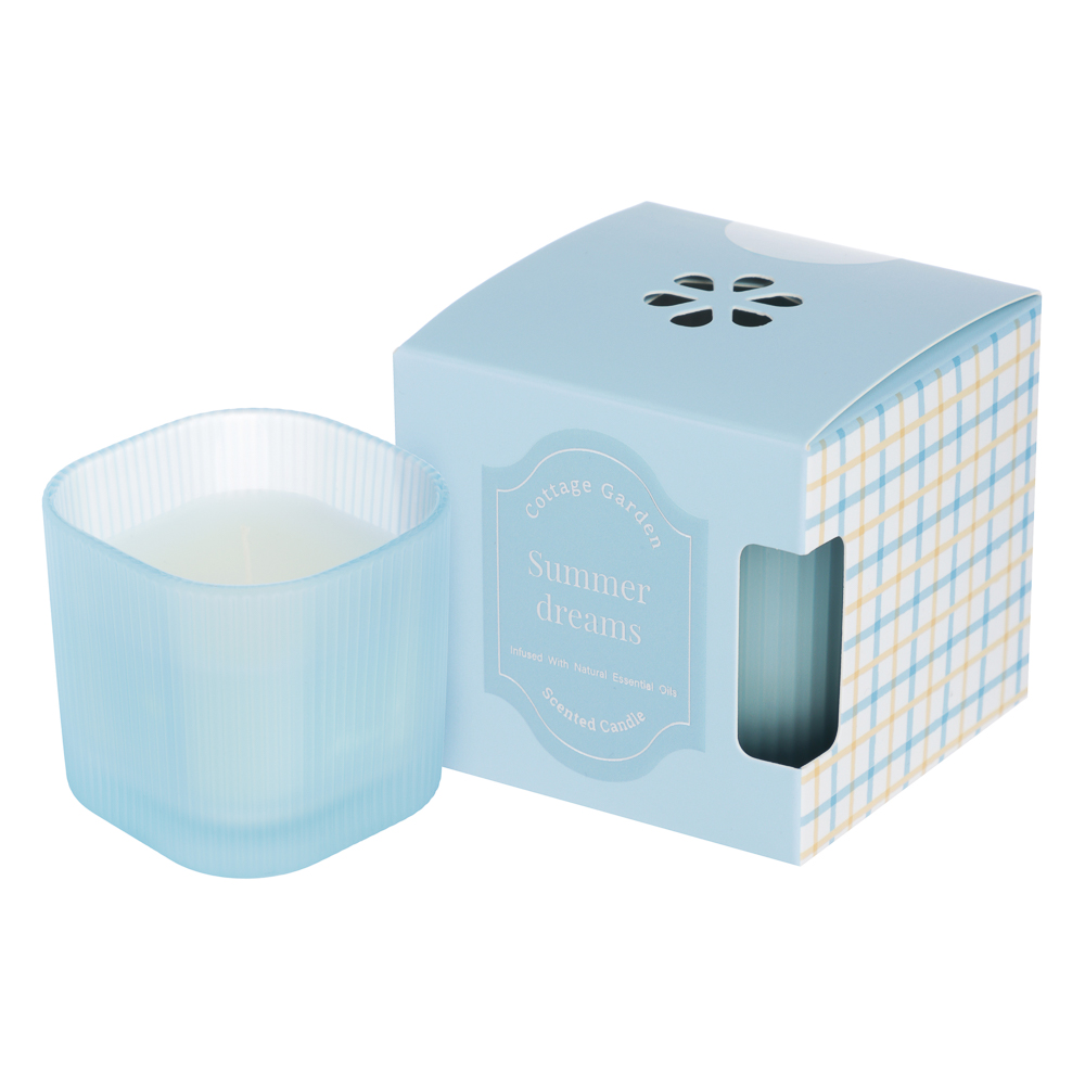 Свеча ароматизированная тм NEW GALAXY Cottage garden 90г,Wild Honey, Summer Dreams, Cherry Blossom - #5