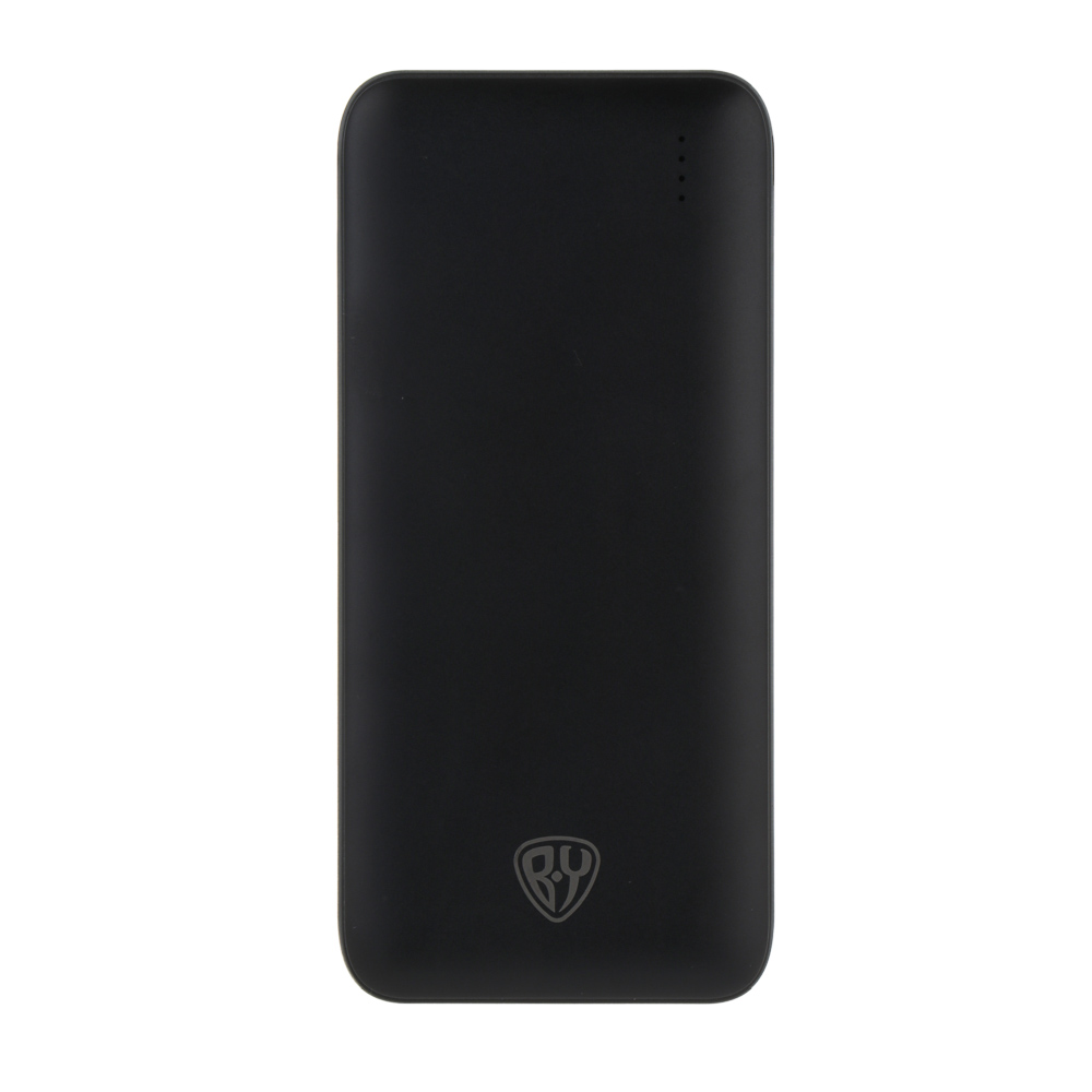 Аккумулятор мобильный BY 10000мАч, встроенные кабели, 10W, 2A, пластик, черный - #3