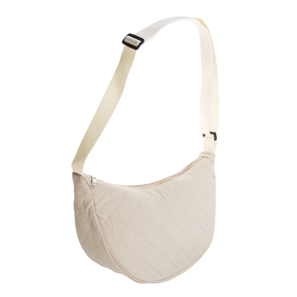 Сумка стеганая на молнии с длинным ремнем тм ЮL Фридом, полиэстер, 34х21х12 см, 3 цвета - #3