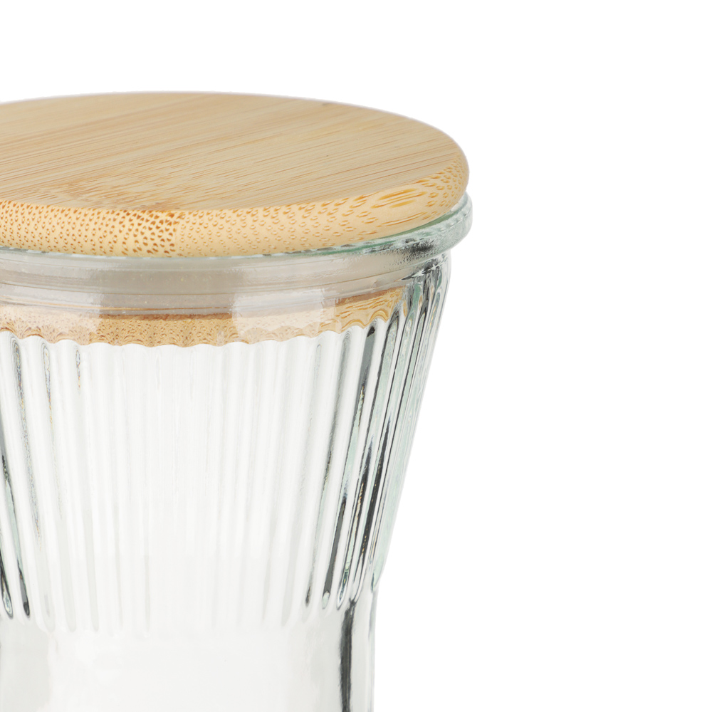 SATOSHI Набор Кувшин 1,8л, 6 стаканов 200мл, стекло, бамбук - #4