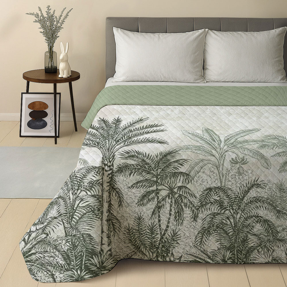 PROVANCE Мосс Покрывало стеганое принтованное 200х220см, 100% полиэстер - #1