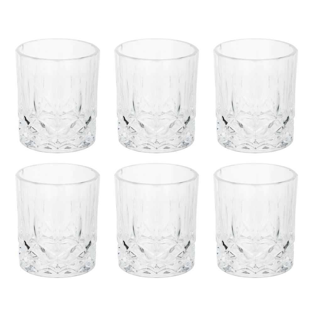 Набор вращающихся стаканов тм MILLIMI, 290 мл, стекло, 4шт - #1