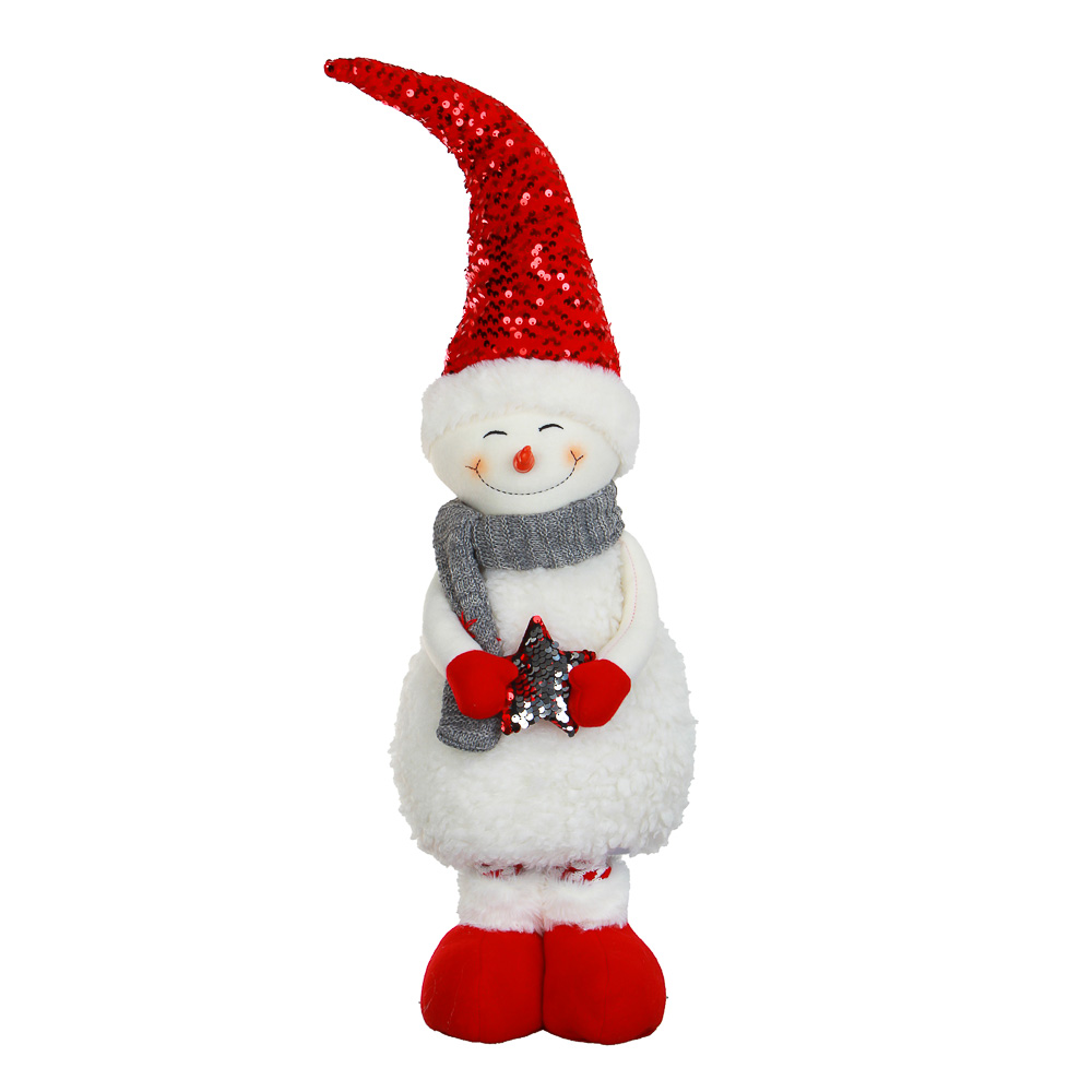 СНОУ БУМ Сувенир интерьерный в виде снеговика, 100 см, арт 1 - #4