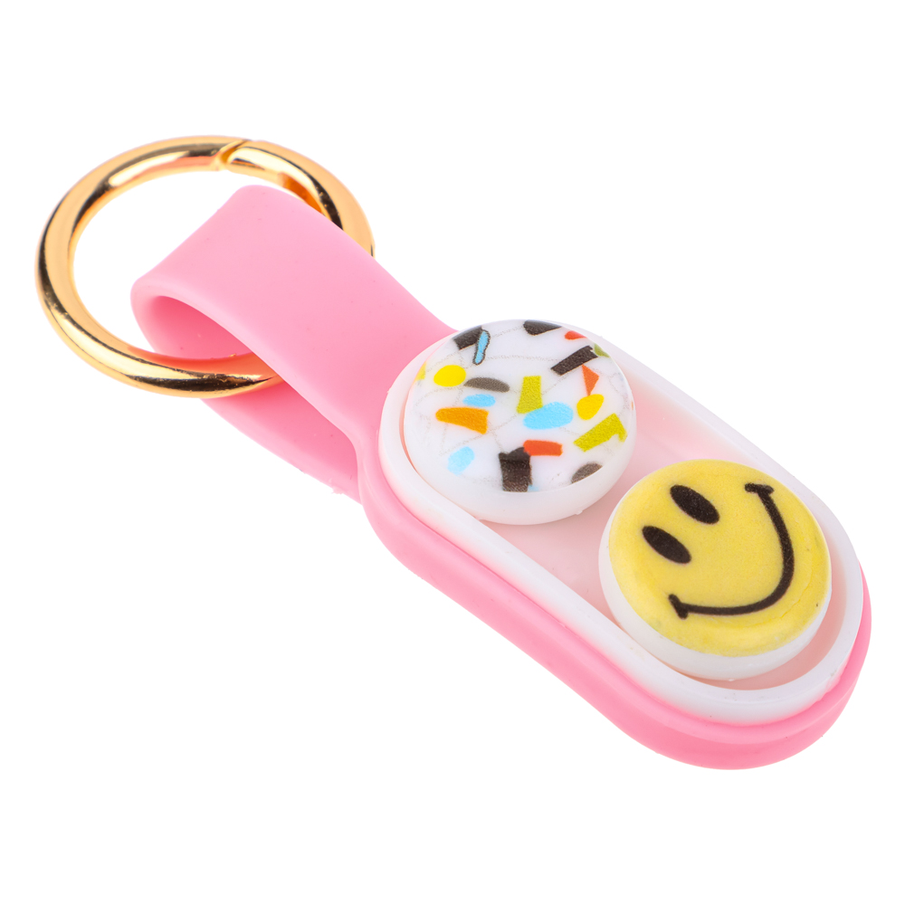 Игрушка антистресс "PPOPUCK", брелок, пластик, магнит 8х12х2см, 12 диз. - #34