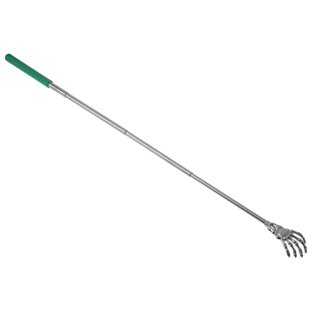 Чесалка для спины раздвижная металлическая 21-60см черная - #5