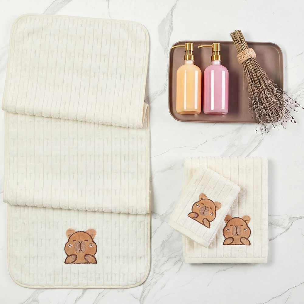 PROVANCE Капибары Полотенце супервпитывающее, 70х120см, 80% полиэстер, 20% полиамид, 280гр/м, 4 цв. - #5