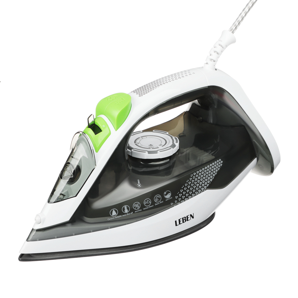 LEBEN Утюг 2800ВТ керам, антинакипь антикапля автооткл шнур 1,8м - #1