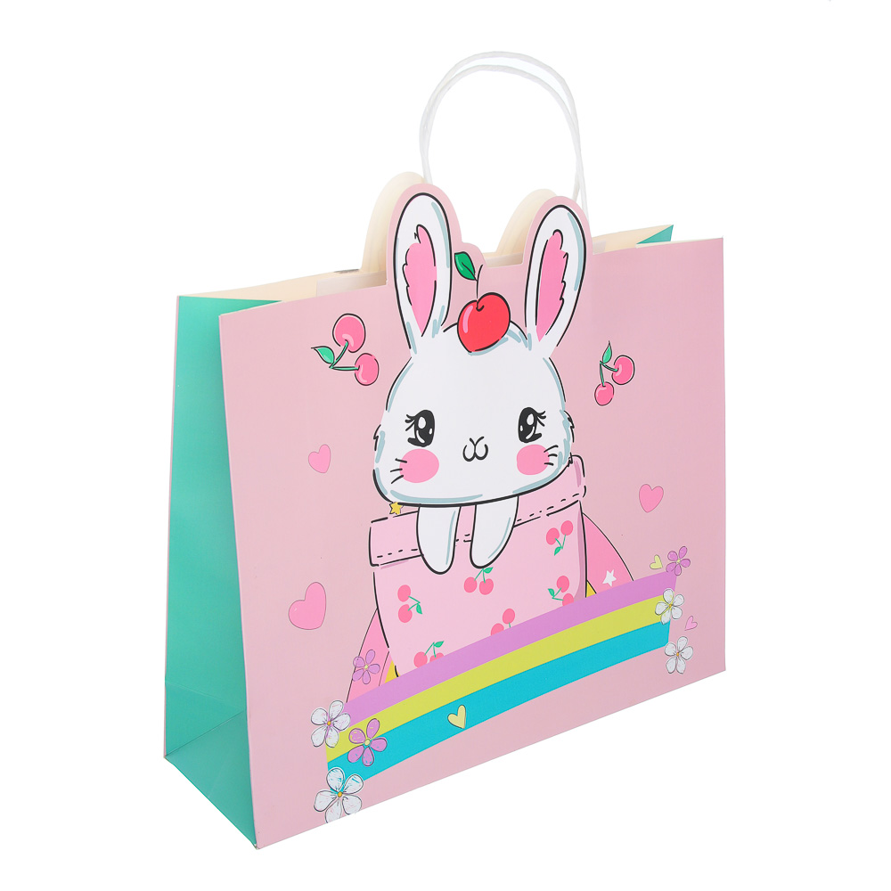 Пакет подарочный, тм Fntastic, фигурный, 32x26x10см, бумага, 4 дизайна - #2