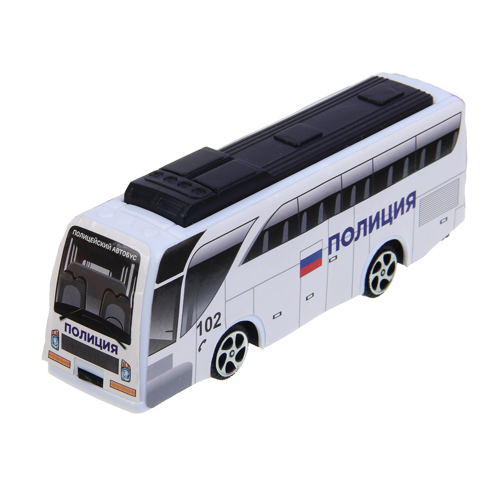 ИГРОЛЕНД Автобус "Спецслужбы", пластик, инерция, 11,5х9х3,5 см, 4 дизайна - #5