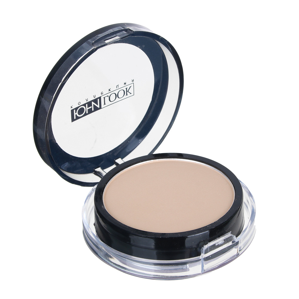 ЮНИLOOK Пудра компактная, 9,2 г, 3 тона, ПК-19 - #12