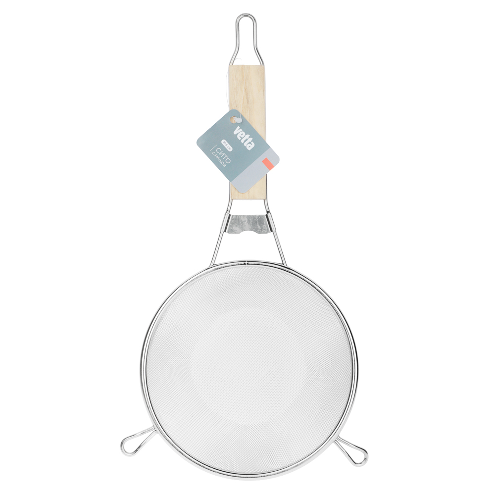 VETTA Ретро Сито с ободом и ручкой 18,5см, нерж.сталь - #4