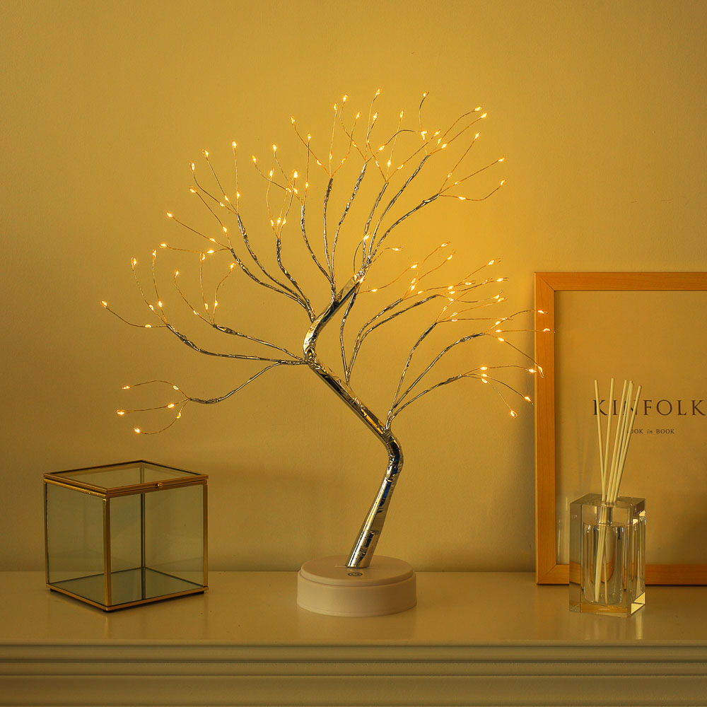 Светильник в форме декоративного дерева, 50 см, питание от батарейки, арт 2 - #1