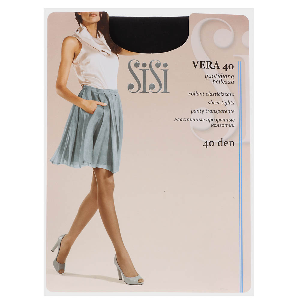 Колготки женские Sisi 40 DEN, размер 2 (S), цвет Nero - #5
