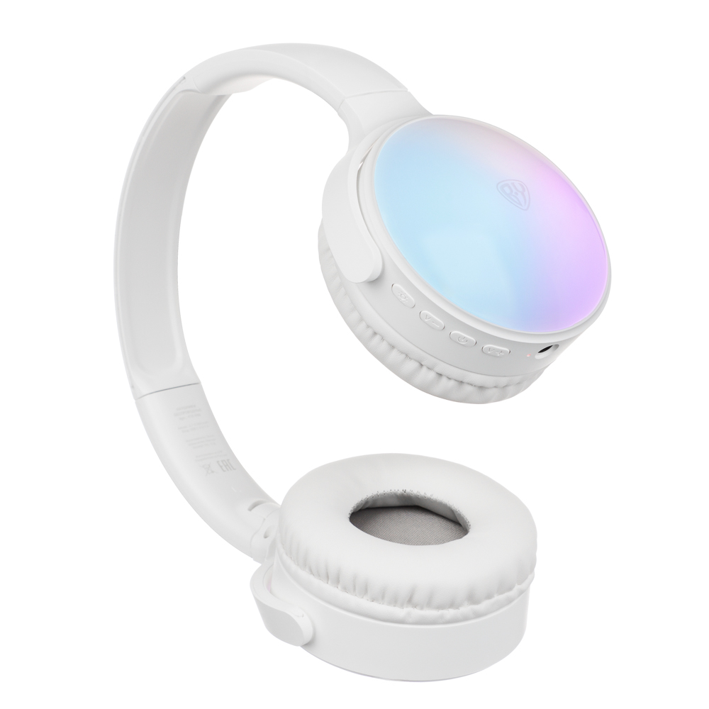 BY Наушники беспроводные полноразмерные PopKids, 300мАч, BT5.4, белый - #5