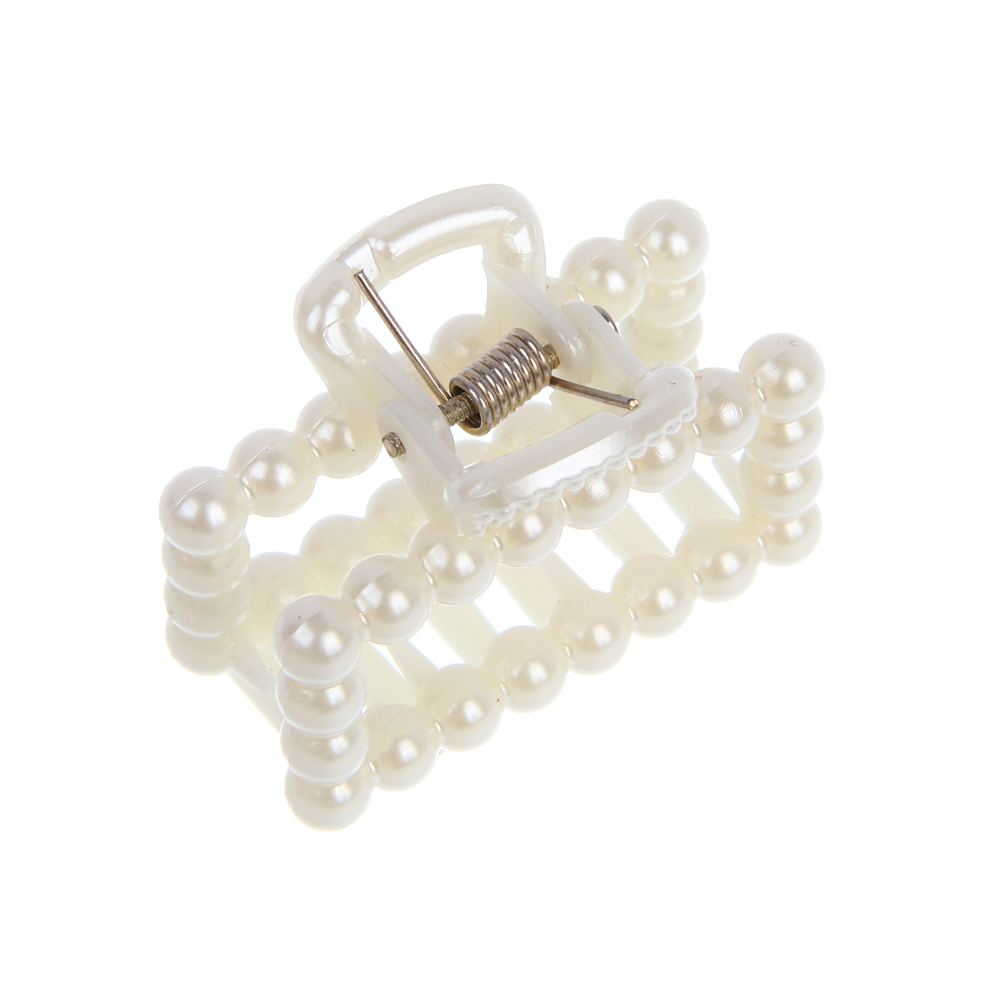 Краб для волос, тм ЮНИLOOK, 4см, полистирол, 6 дизайнов, #11 - #4