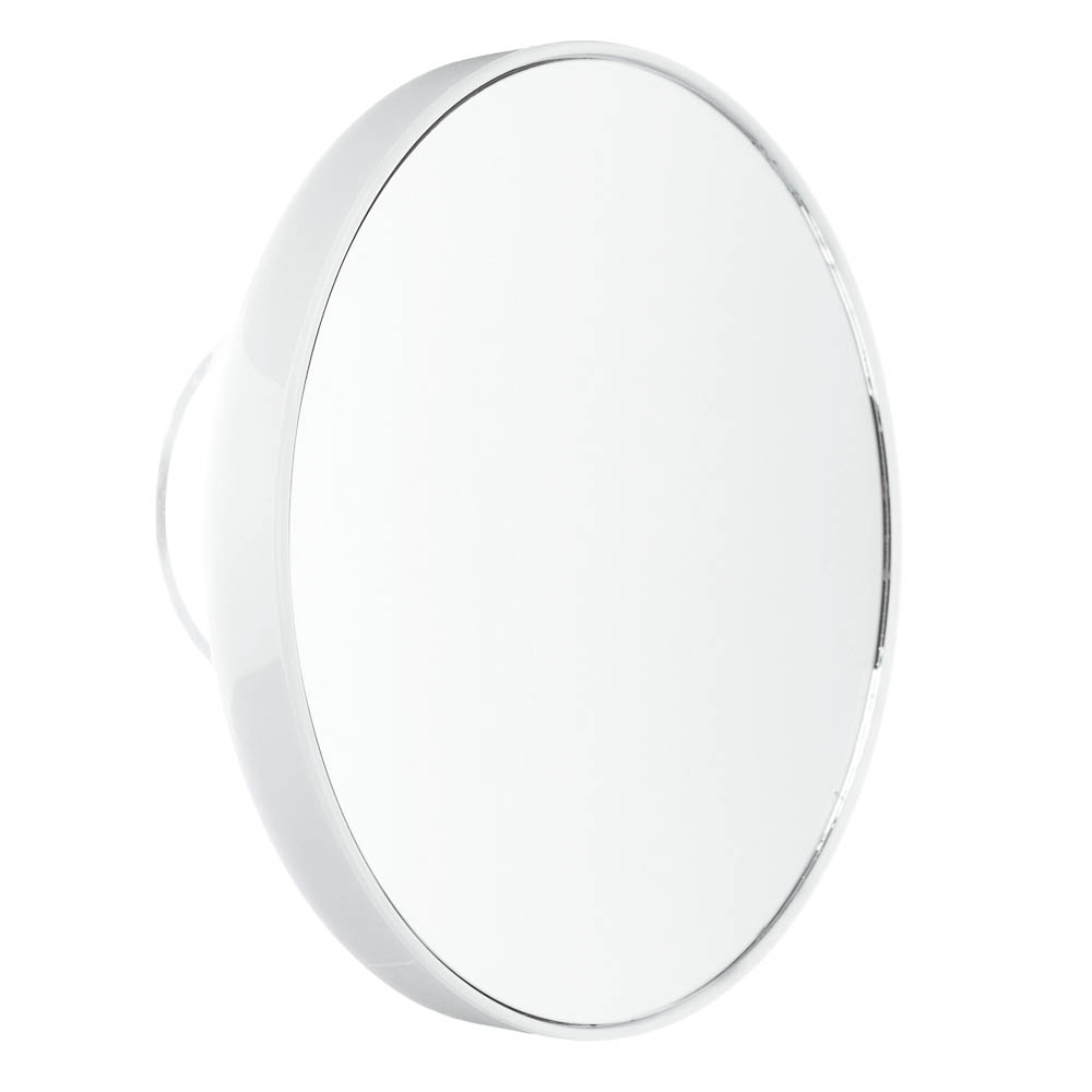 ЮНИLOOK Зеркало с 10-ти кратным увеличением на присосках, металл, пластик, d13см - #2