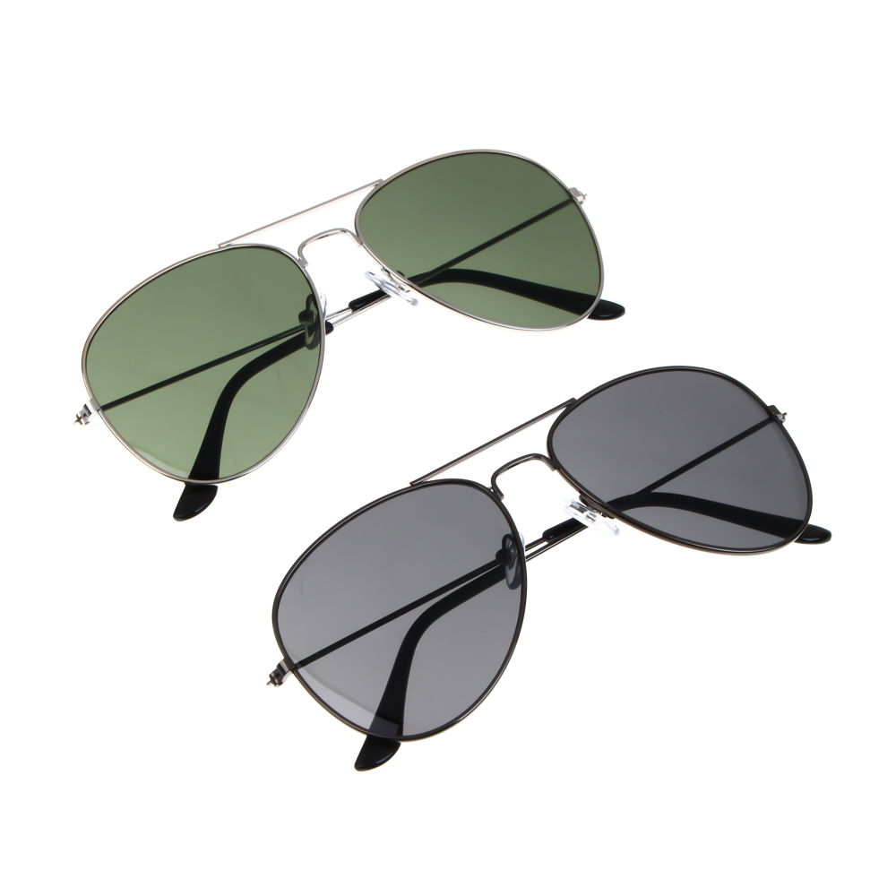 GALANTE Очки солнцезащитные взрослые в чехле, металл, 138x50мм, 2 цвета, ОС23-09 - #1