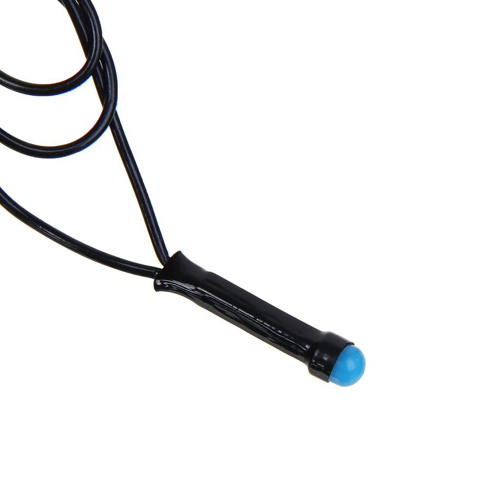 СНОУ БУМ Гирлянда эл. вьюн 10м, 100LED, синий, 8 режимов, ПВХ черный, 220В - #3