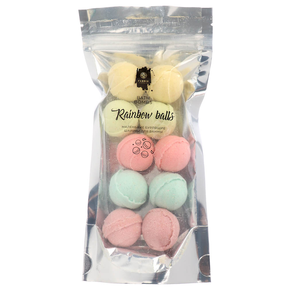 Набор бурлящих шаров для ванны "Rainbow balls", 10шт, 150 гр - #1