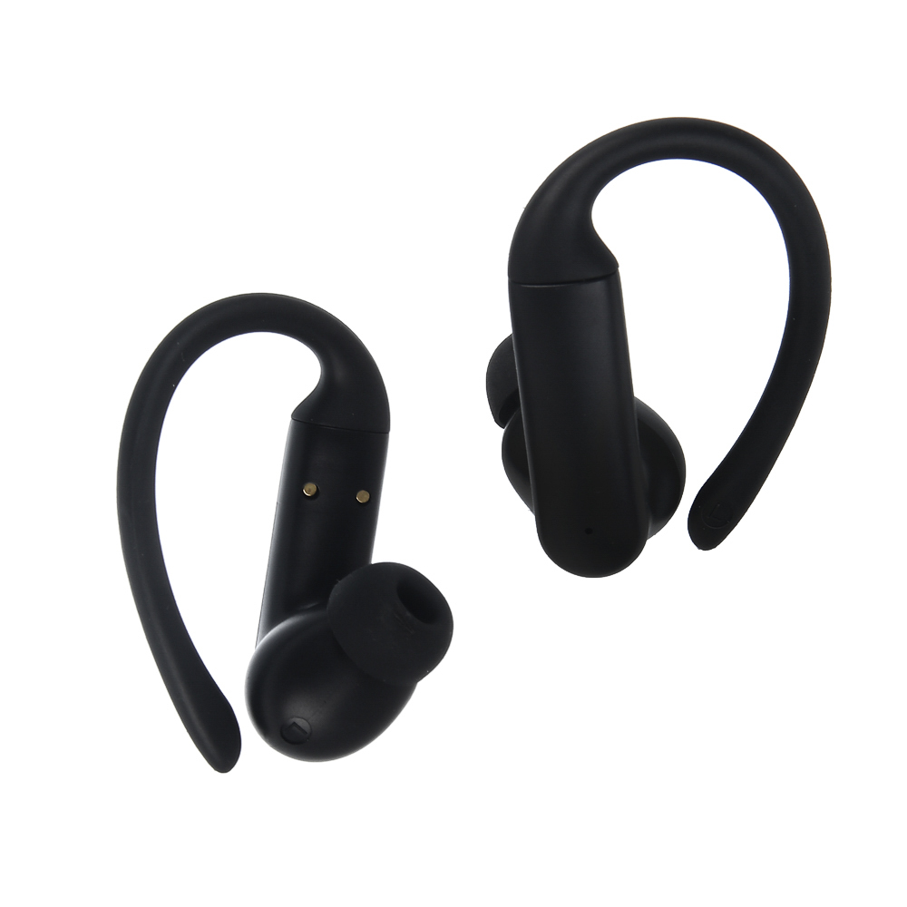 Наушники беспроводные TWS BY SportBuds, внутриканальные, 30/300 мАч, с дужками, BT5.3, чёрный - #4