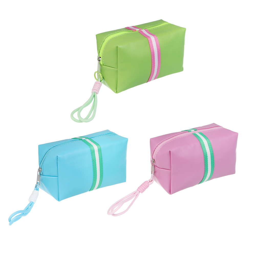 Косметичка прямоугольная тм ЮL Flash 18x10,5x8 см, ПУ, 3 цвета - #1