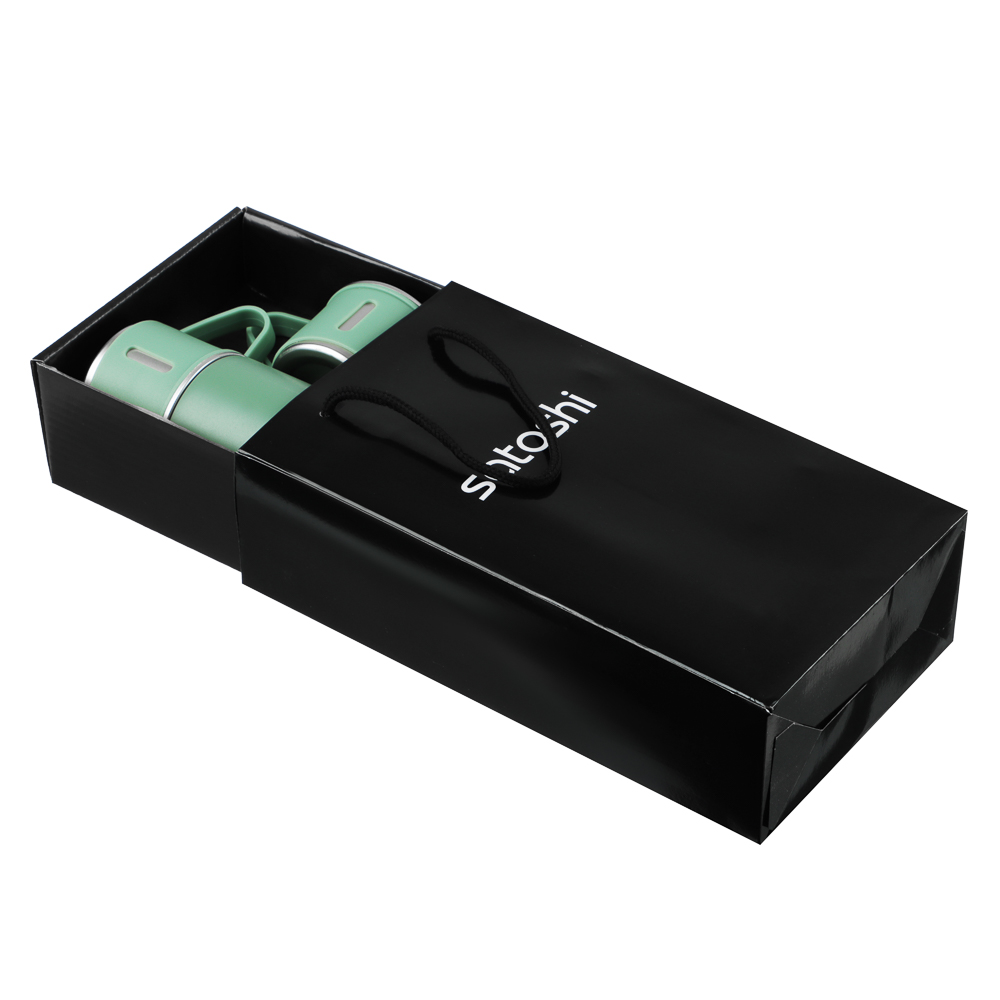 SATOSHI Набор Термос 500мл и 2 кружки, нержавеющая сталь - #8