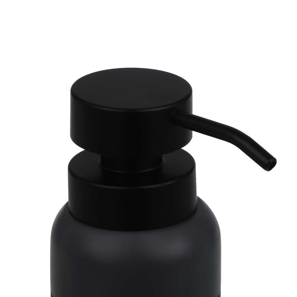 Диспенсер для жидкого мыла тм VETTA Модена, 230мл, полирезин, серый, 7x7x15см - #2