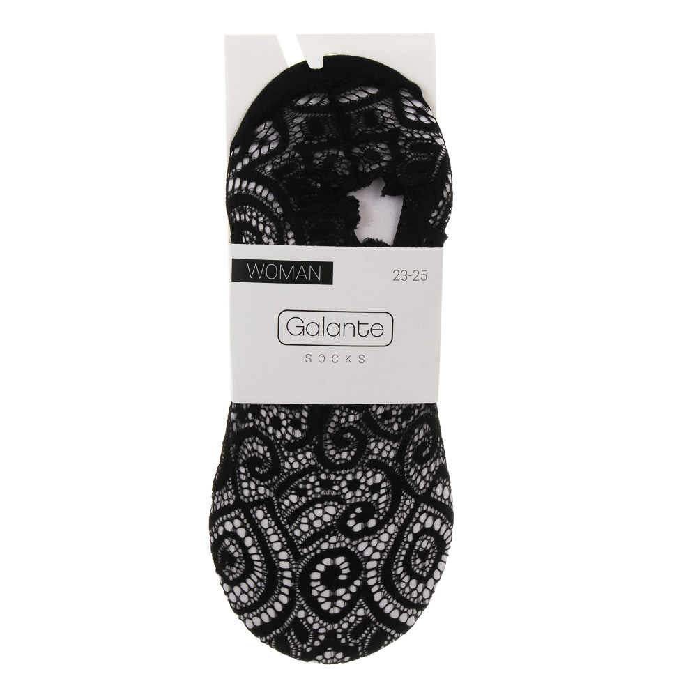 Носки-подследники, тм GALANTE, р. 23-25, 94,5% полиамид, спандекс 5,5%, цвета в ас-те, #3 - #4