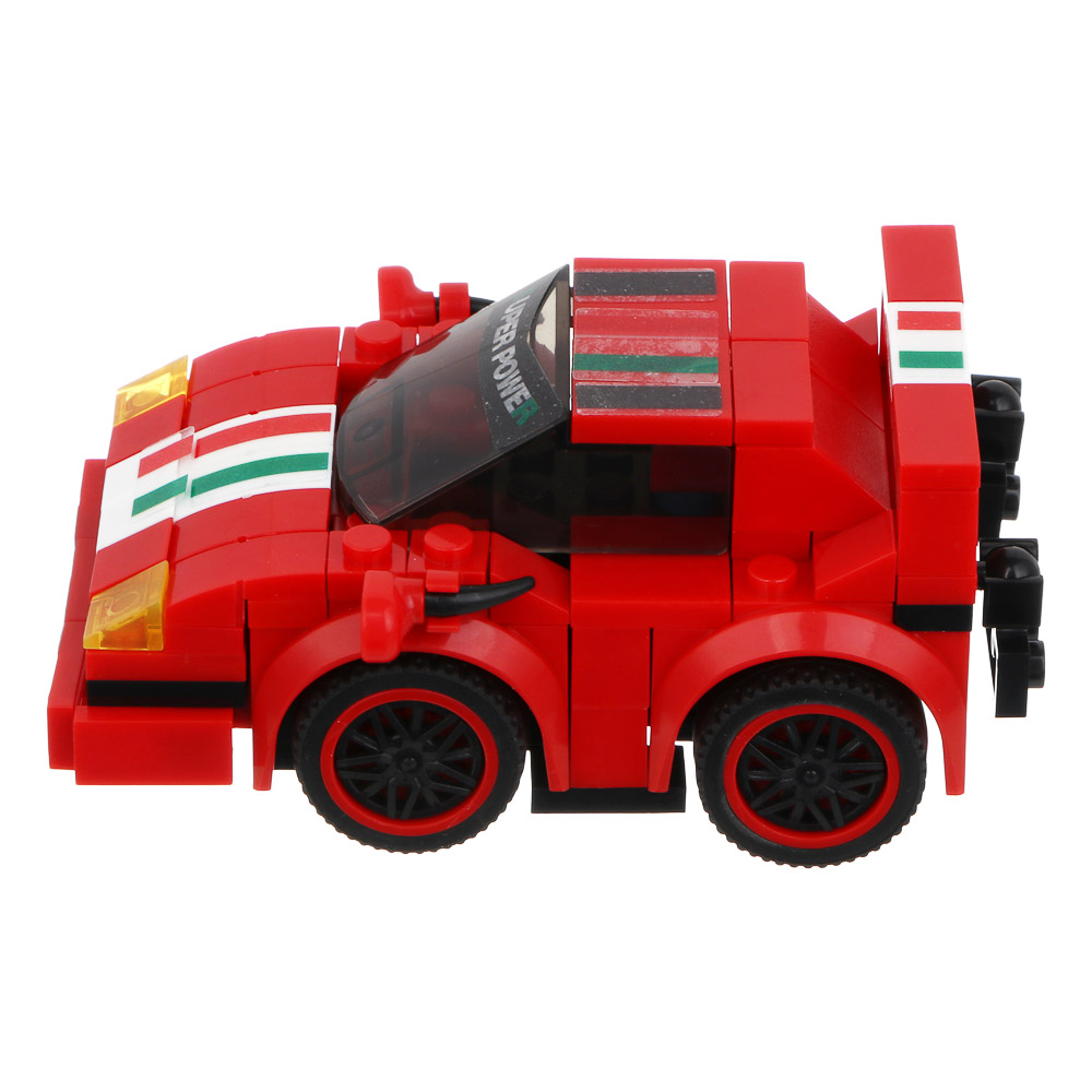 ИГРОЛЕНД Конструктор "Гоночные машинки", 117-123 дет., 21х4,3х15,5 см, ABS, 4 вида - #7