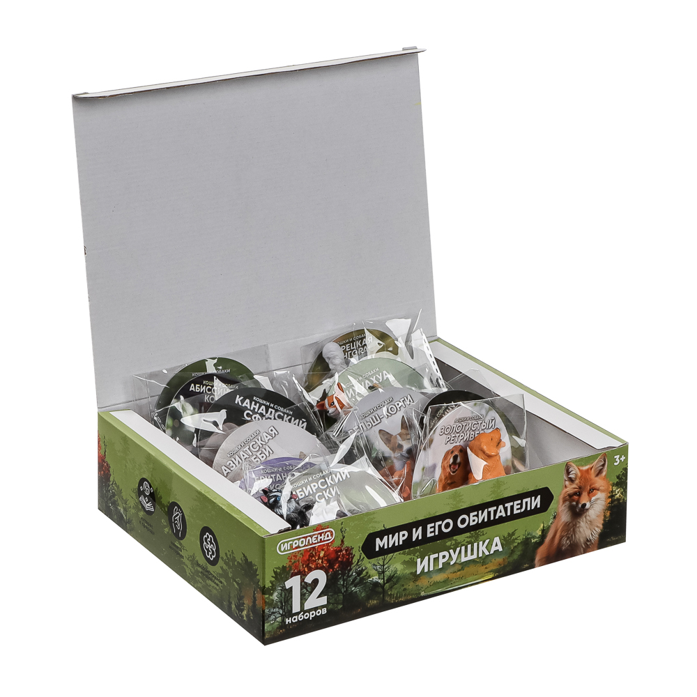 ИГРОЛЕНД Игрушка "Мир и его обитатели", PVC, 7x3,5x3см, 12 дизайнов - #7