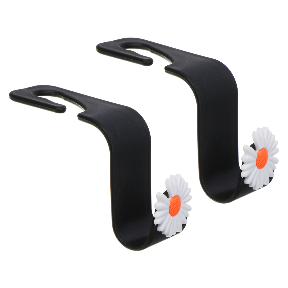 ЕРМАК Крючок на подголовник в ассортименте, набор 2 шт, черный - #1