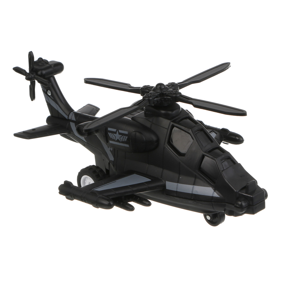 ИГРОЛЕНД Игрушка в виде вертолета "Военная операция", свет, звук, инерц., ABS, 20х12х8,2 см, 2 диз. - #6