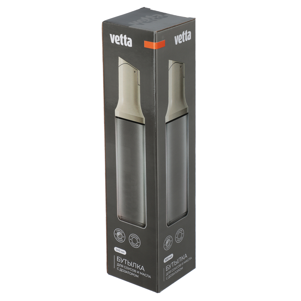VETTA Бутылка для соусов и масла с дозатором,500 мл, стекло, пластик - #5
