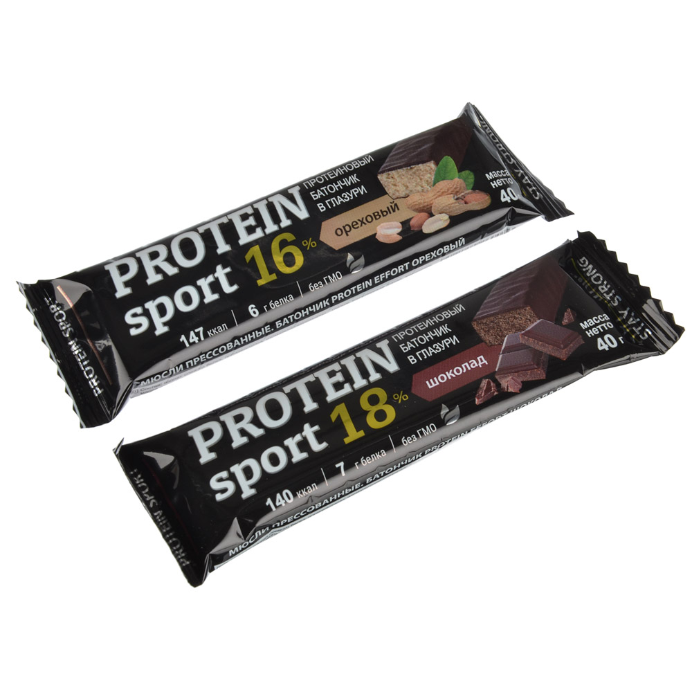 Батончик protein sport, шоколадный, 40 гр - #1