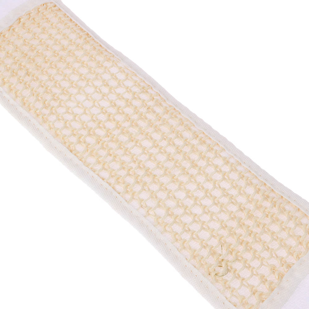 ЮL Мочалка лента банная с ручками с эффектом пилинга, сизаль, полиэстер, поролон, 68х10см, 3 цв. - #13