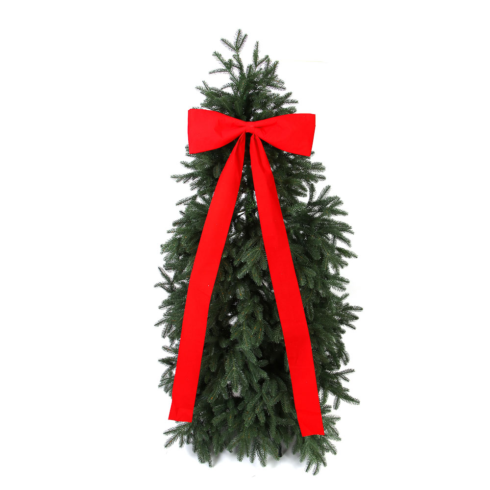 СНОУ БУМ Бант большой на ель 35x16x120см, полиэстер - #1