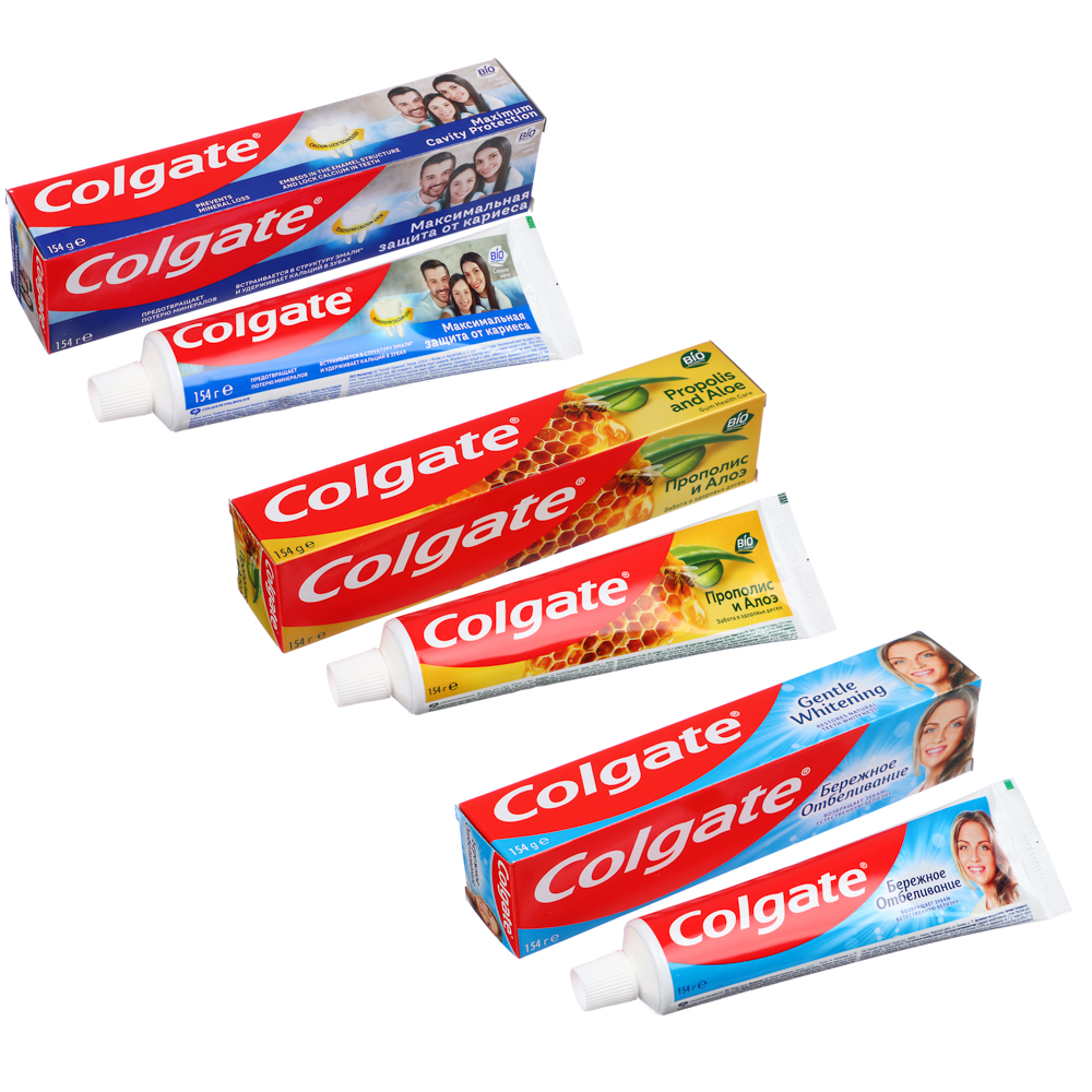 Зубная паста COLGATE, 100мл, 3 вида, «Максимальная защита свежая мята»  купить с выгодой в Галамарт