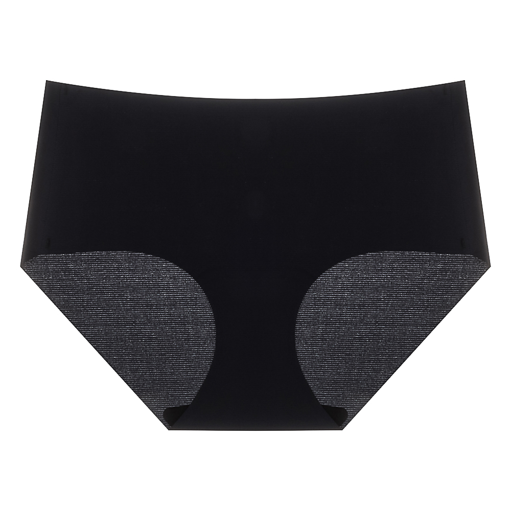 RS Трусы-слипы женские бесшовные в рубчик, р. 46, 85% нейлон, 15% спандекс, разноцветные, арт. 2036R - #14